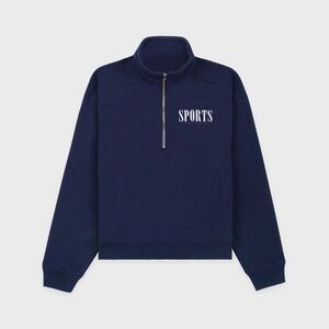 Sporty & Rich Quarter Zip Sweatshirt
